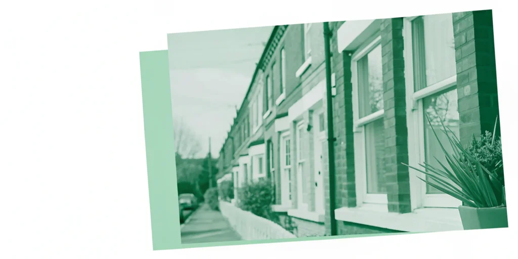 Buy-to-let terraced houses.