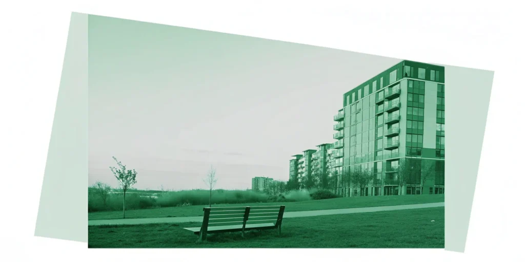 Buy-to-let flats with balconies.